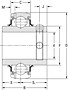 Mounted Bearings insert setscrew GY-KRRB